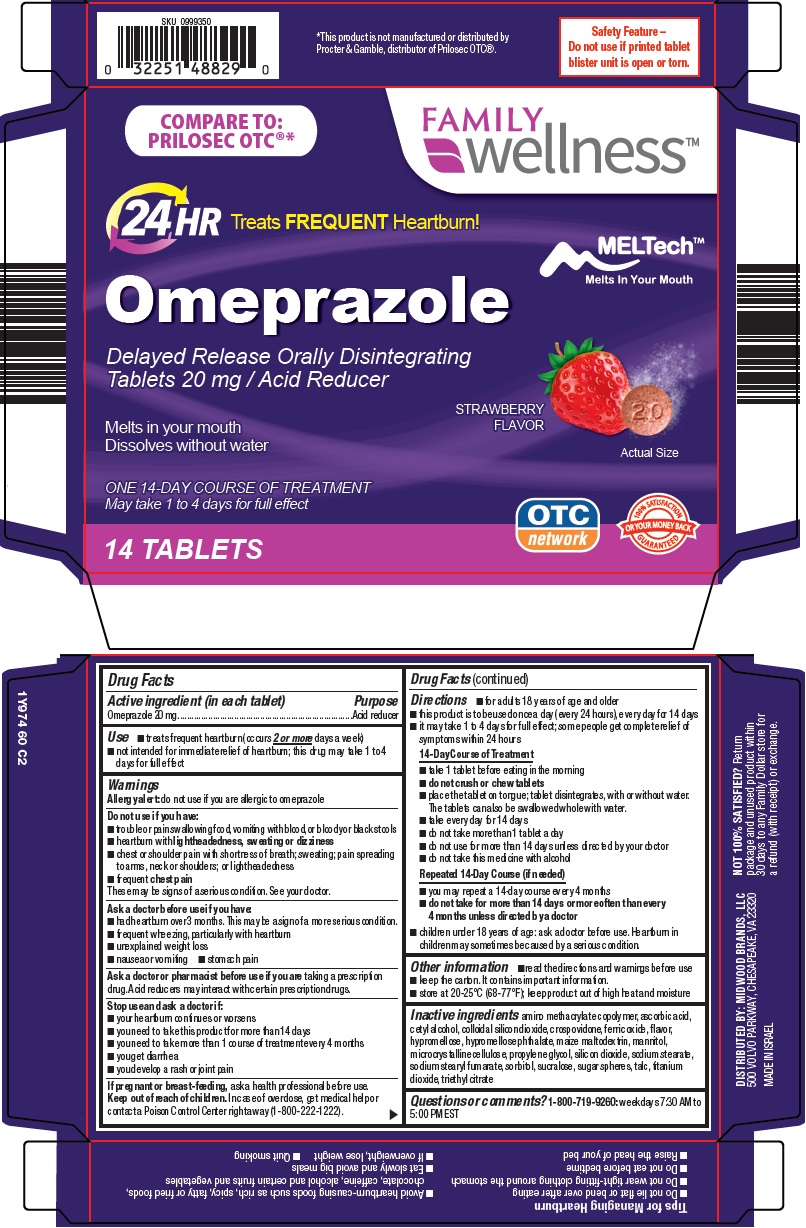 NDC 55319 191 Family Wellness Omeprazole Omeprazole